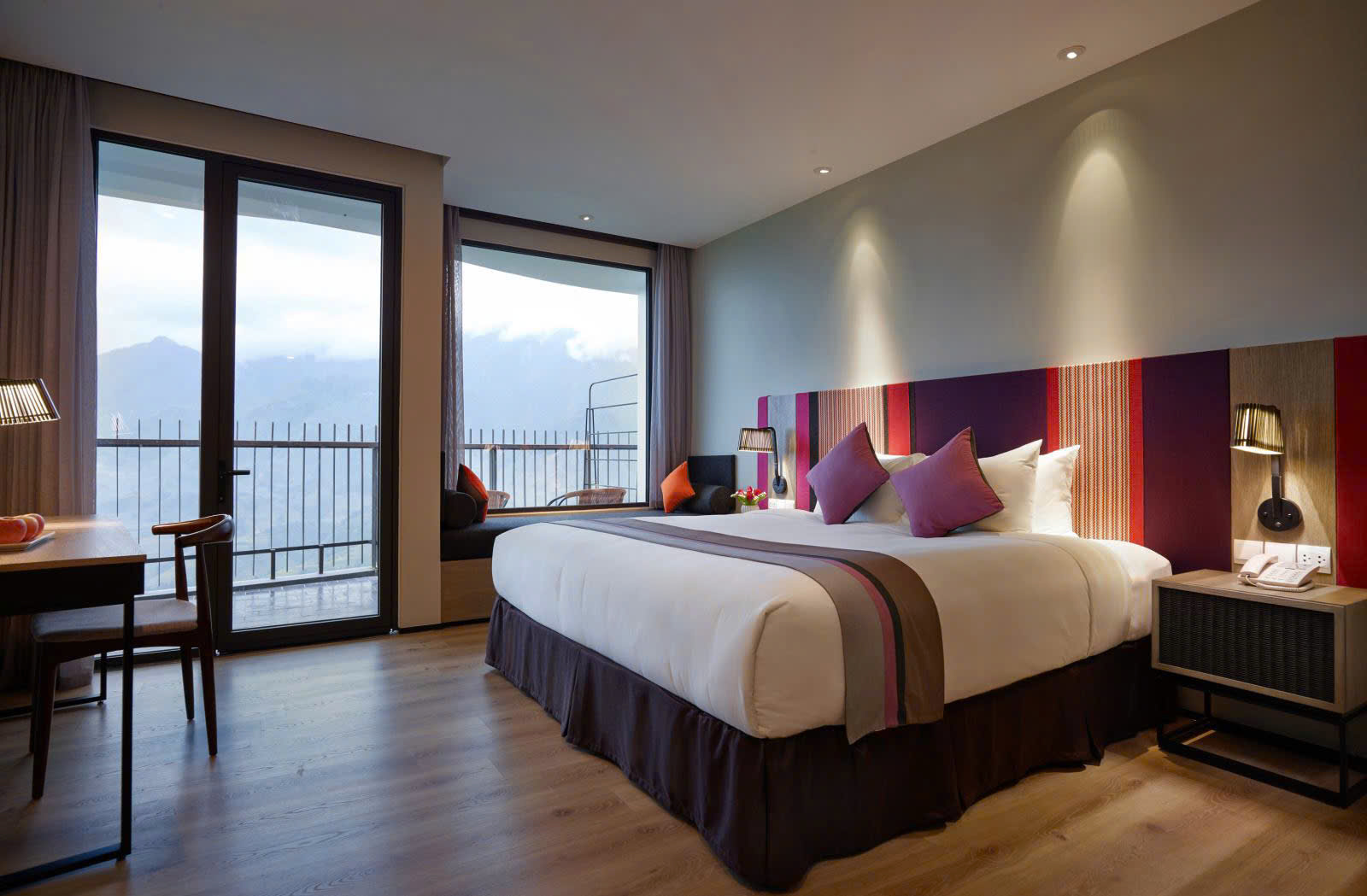 Hạng phòng Deluxe Valley View khách sạn view Mường Hoa Pao's Sapa