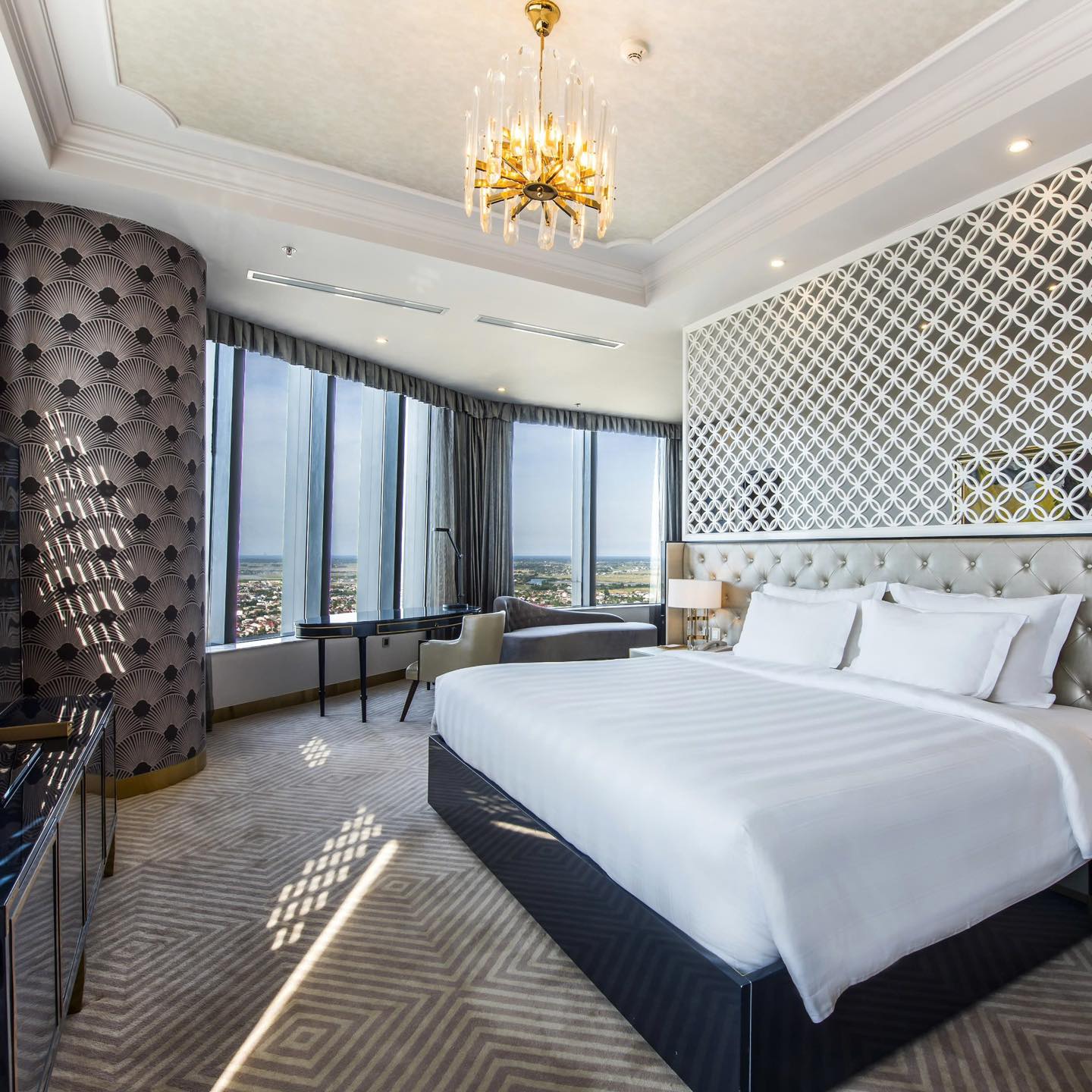 Không gian phòng tại khách sạn Melia Vinpearl Hà Tĩnh