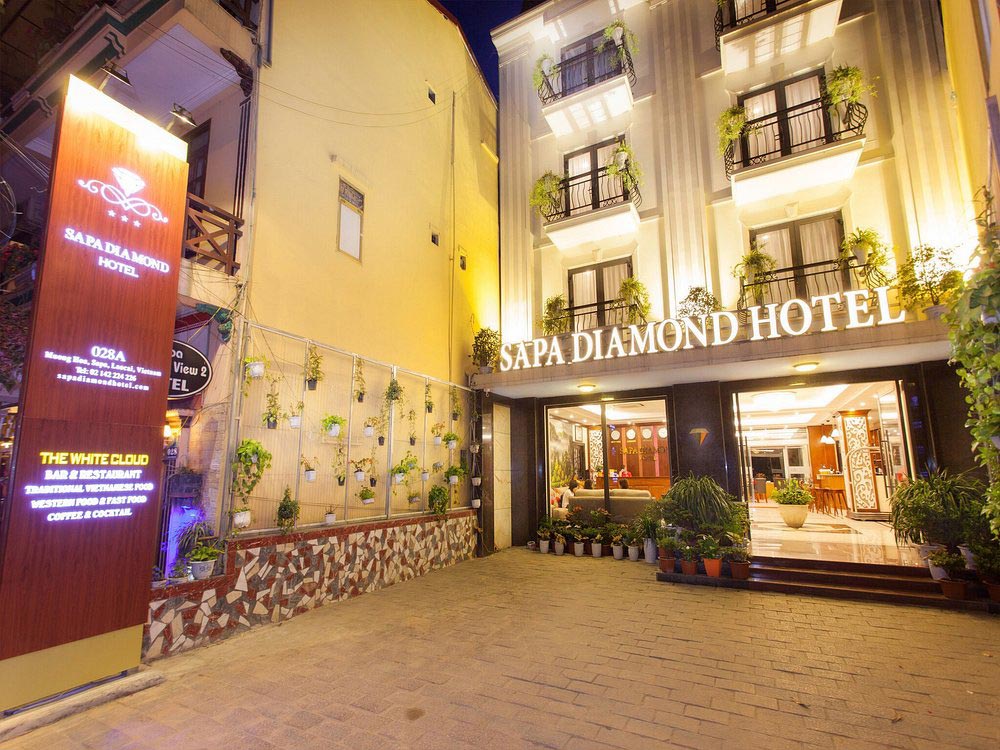 Sapa Diamond Hotel 3 sao view thung lũng Mường Hoa gần trung tâm thị trấn Sapa