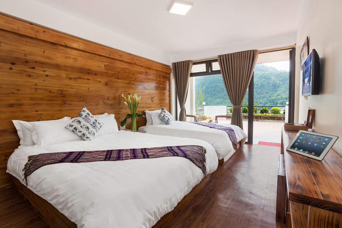 Sapa Village Hotel 3 sao đường Điện Biên Phủ view ruộng bậc thang Sapa