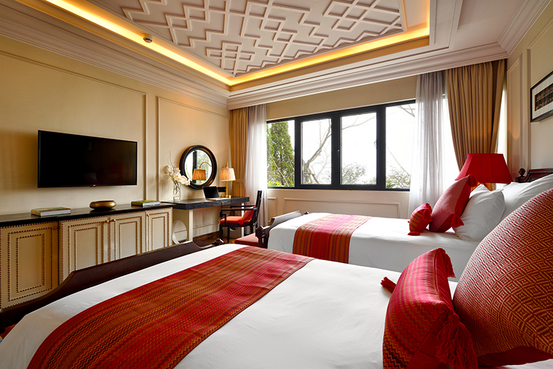 Hạng phòng Duplex Silk Path Grand Sapa thiết kế 2 tầng