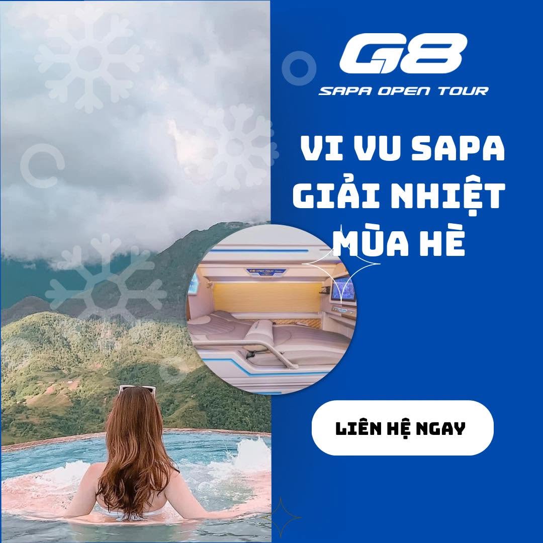 Hệ thống tiện ích cao cấp bên trong khoang cabin VIP G8 Sapa"