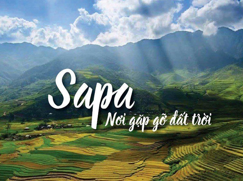 Phong cảnh thị trấn Sapa mờ sương đẹp nhất