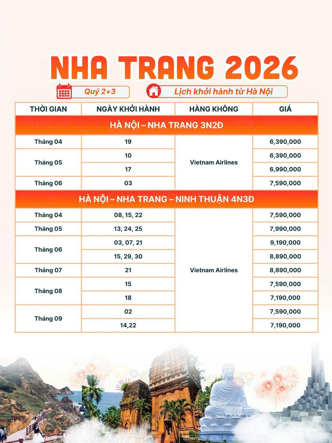 tour nha trang giá ưu đãi 2026
