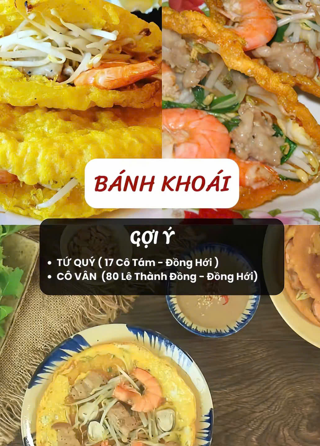 Bánh Khoái - Giòn Tan Vị Ngọt Nhân Tôm Thịt.