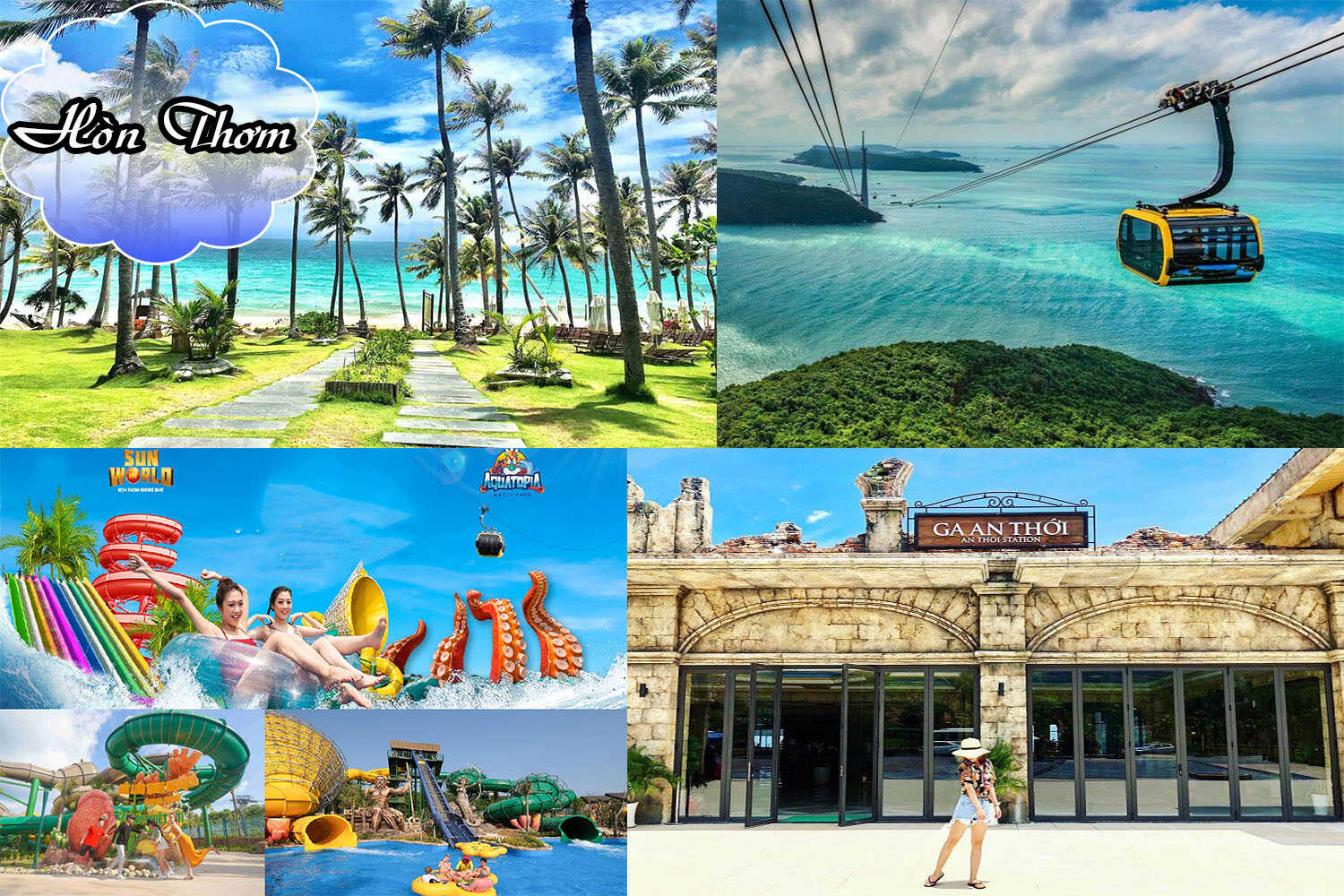 Tour 4 đảo Phú Quốc - Khởi hành hàng ngày