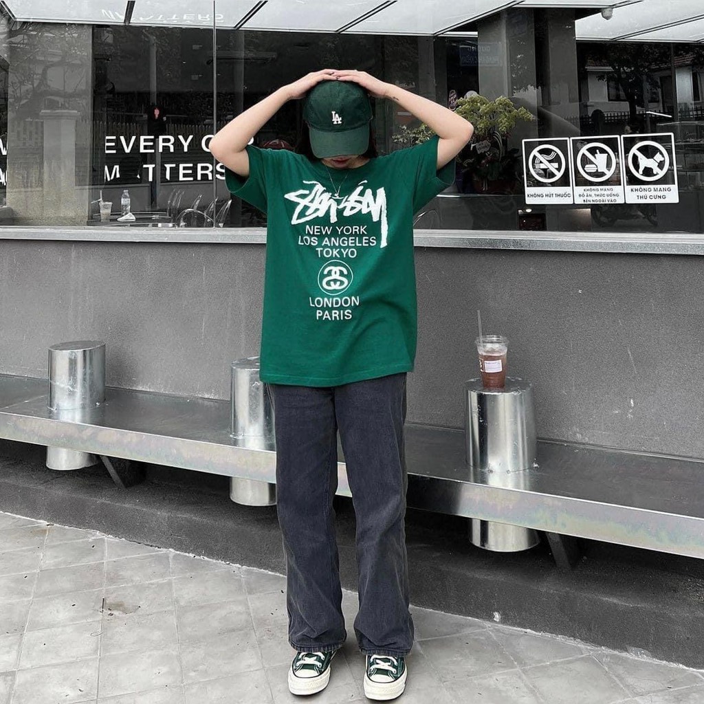 Stussy, Shirts, Stussy New York Los Angeles Tokyo London Paris Tee