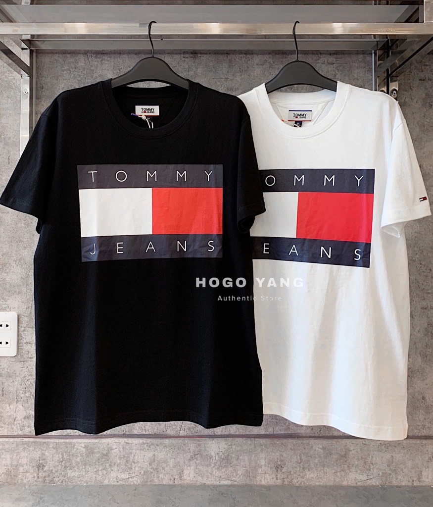 TOMMY Jean Flag T-shirt White | HOGO YANG STORE Tommy Jean Flag T-Shirt White | Hogo Yang Store