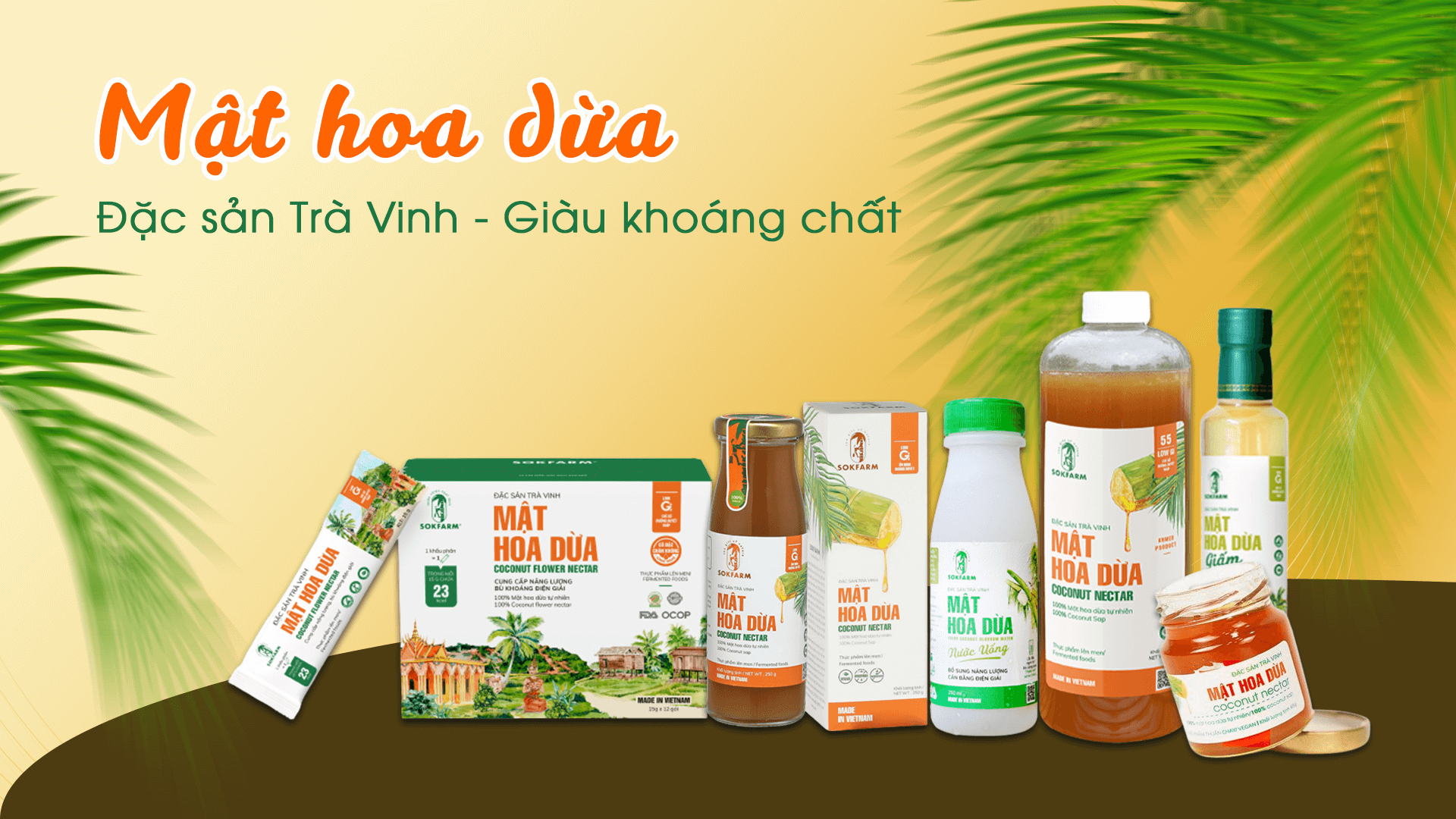 Mật hoa dừa SokFarm