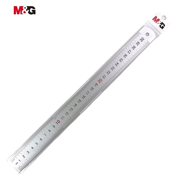 THƯỚC NHÔM 30CM M&G (CÂY)