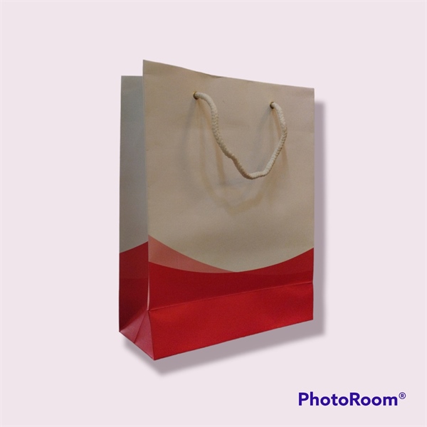 GIỎ GIẤY TRẮNG ĐỎ 18x24x8 CM (CÁI)