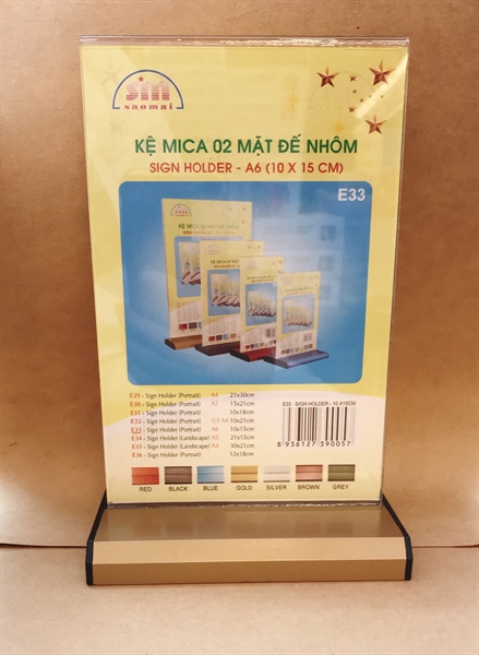 Bảng menu để bàn