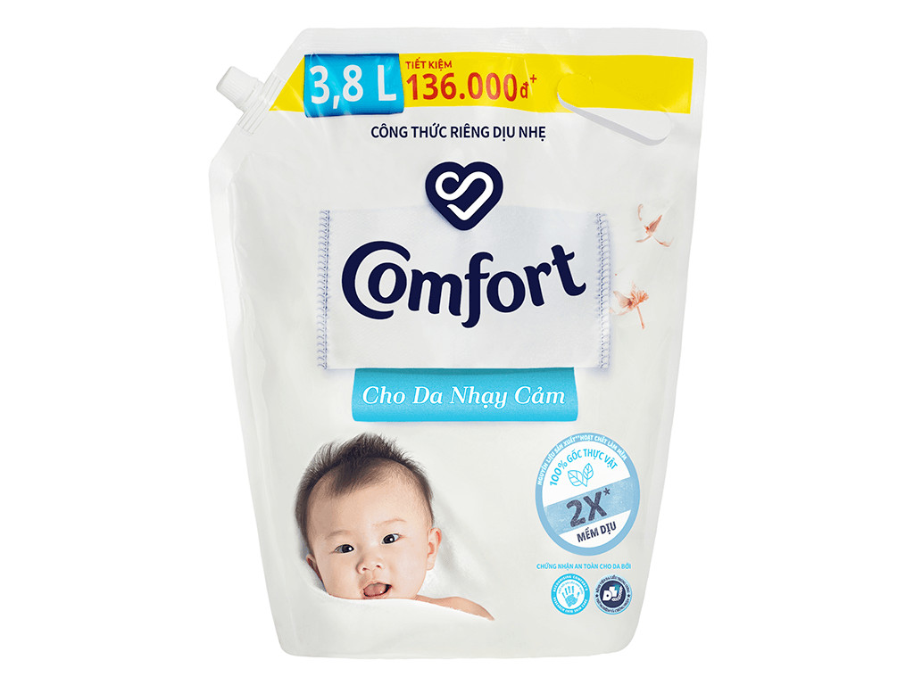 NƯỚC XẢ VẢI COMFORT 3.6 LÍT (GÓI)
