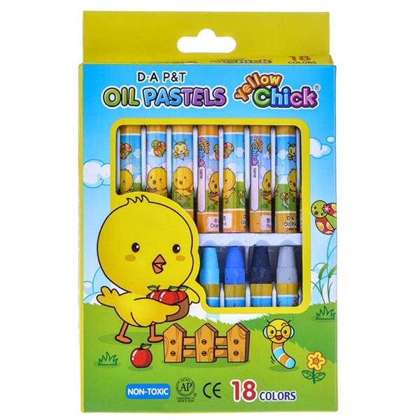 SÁP DẦU CON GÀ 18 MÀU (HÔP)