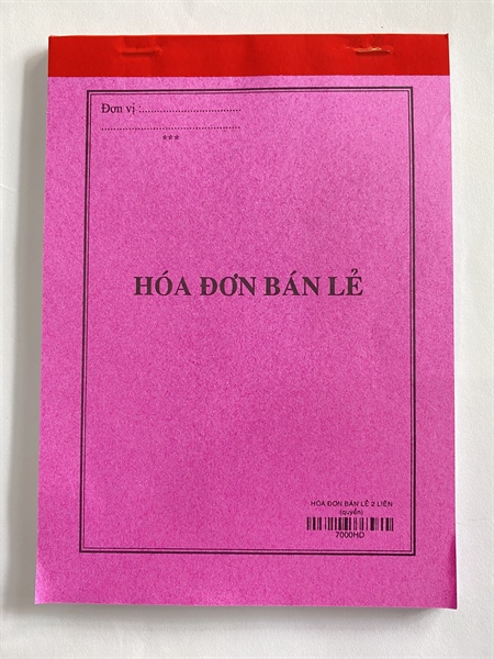 HÓA ĐƠN BÁN LẺ 1 LIÊN (QUYỂN)