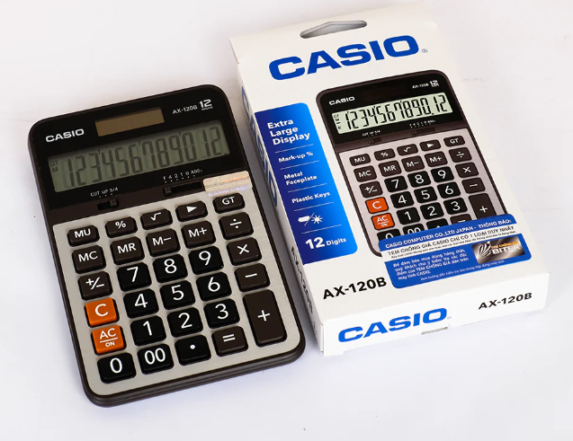 MÁY TÍNH CASIO AX-120B (CÁI)