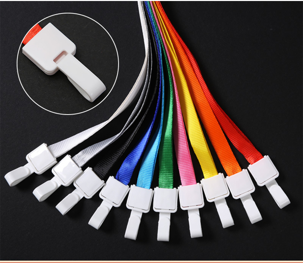 DÂY ĐEO BẢNG TÊN 1CM MÓC NHỰA KẸP (SỢI)