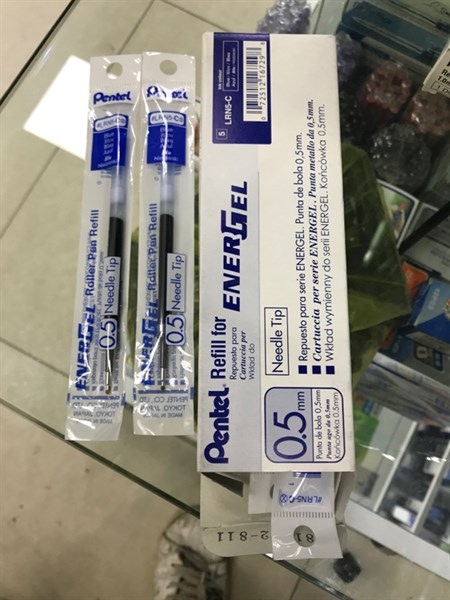 RUỘT BÚT GEL PENTEL 0.5MM LRN5-C XANH (CÁI)