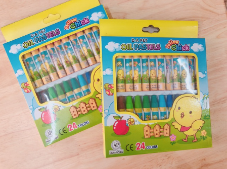 SÁP DẦU CON GÀ 24 MÀU (HỘP)