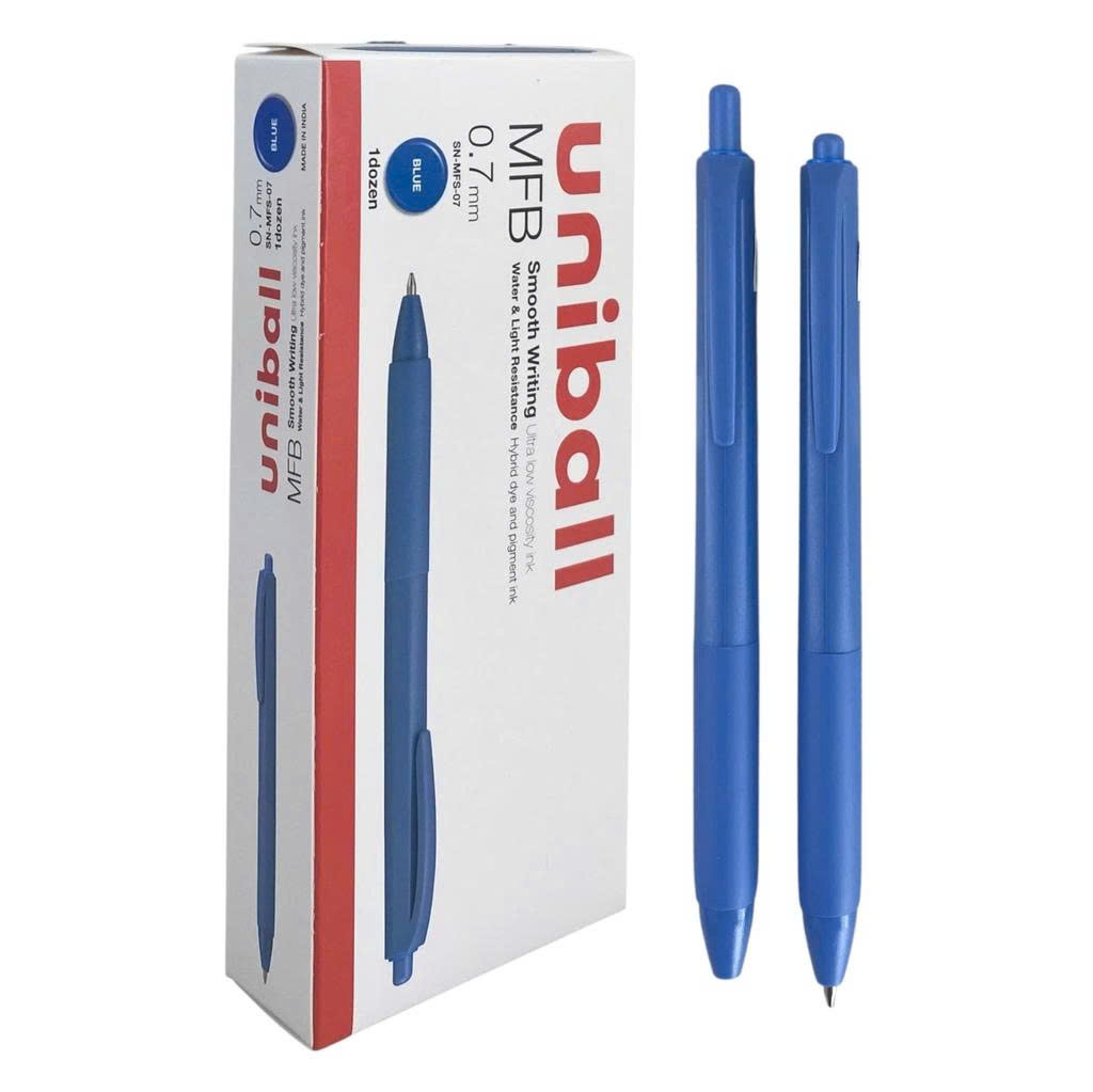 BÚT BI UNIBALL MFB 0.7MM - XANH (CÂY)