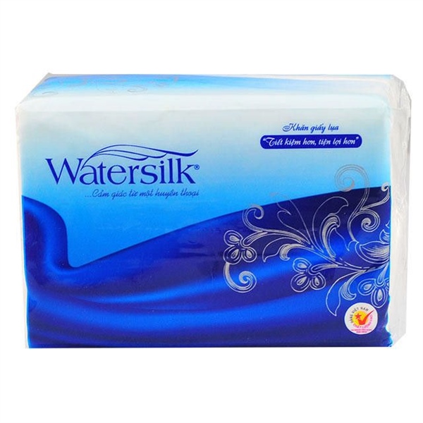 KHĂN RÚT NGẮN WATERSILK 200 TỜ (GÓI)