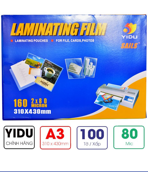 GIẤY ÉP PLASTIC A3 80MIC (RAM)