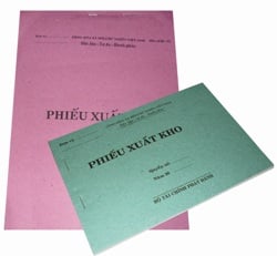 PHIẾU XUẤT KHO A5 1 LIÊN (QUYỂN)