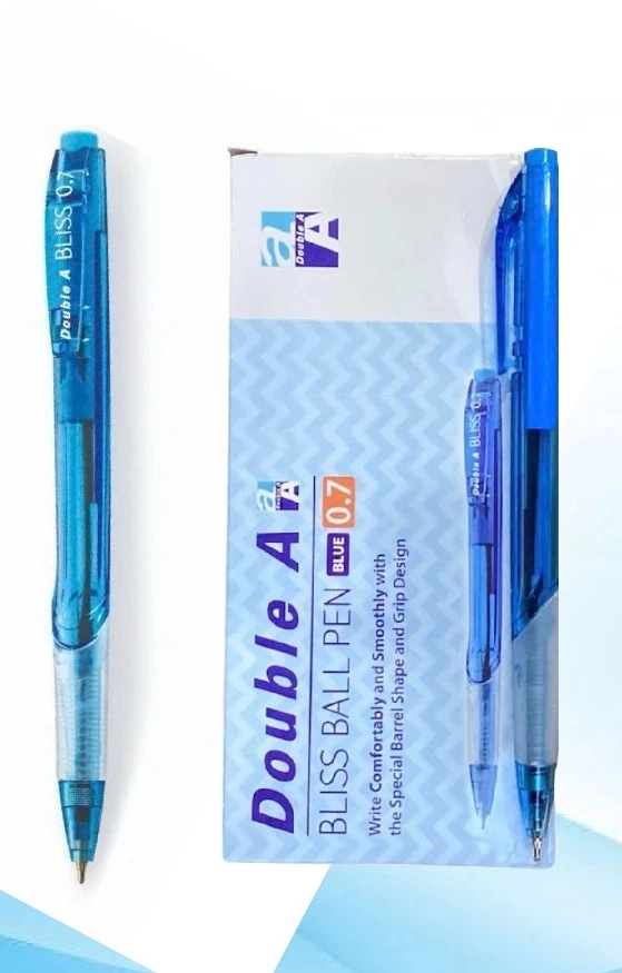 BÚT BI DOUBLE A BLISS 0.7MM - XANH (CÂY)