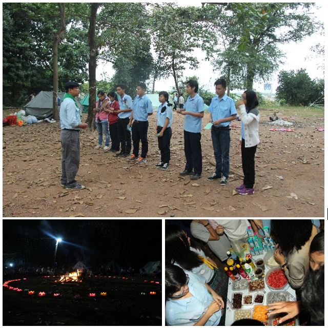 Bức tranh trại Giao thừa 2015 - Chủ đề: Khởi nguồn