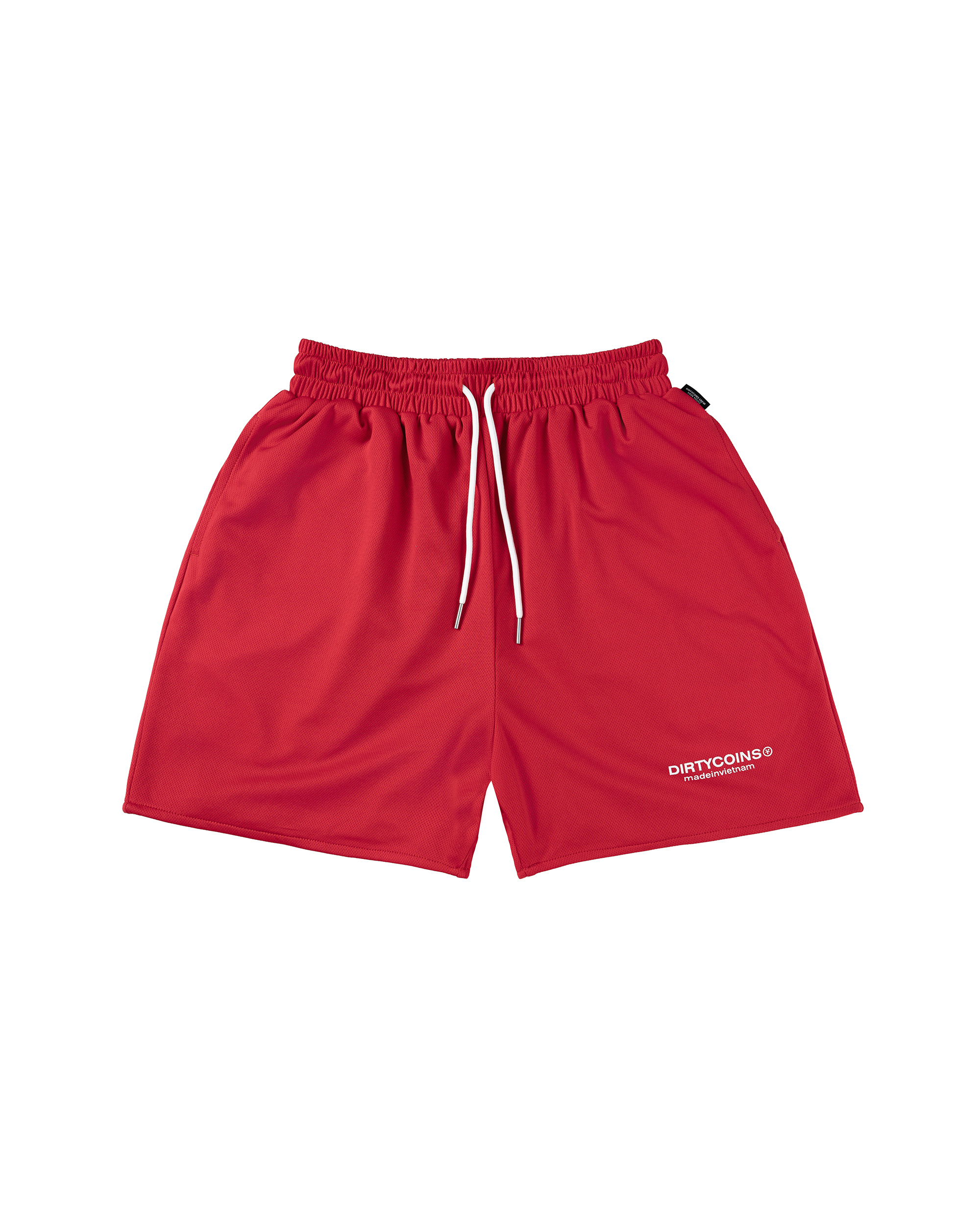 Logo Mesh Shorts - Red