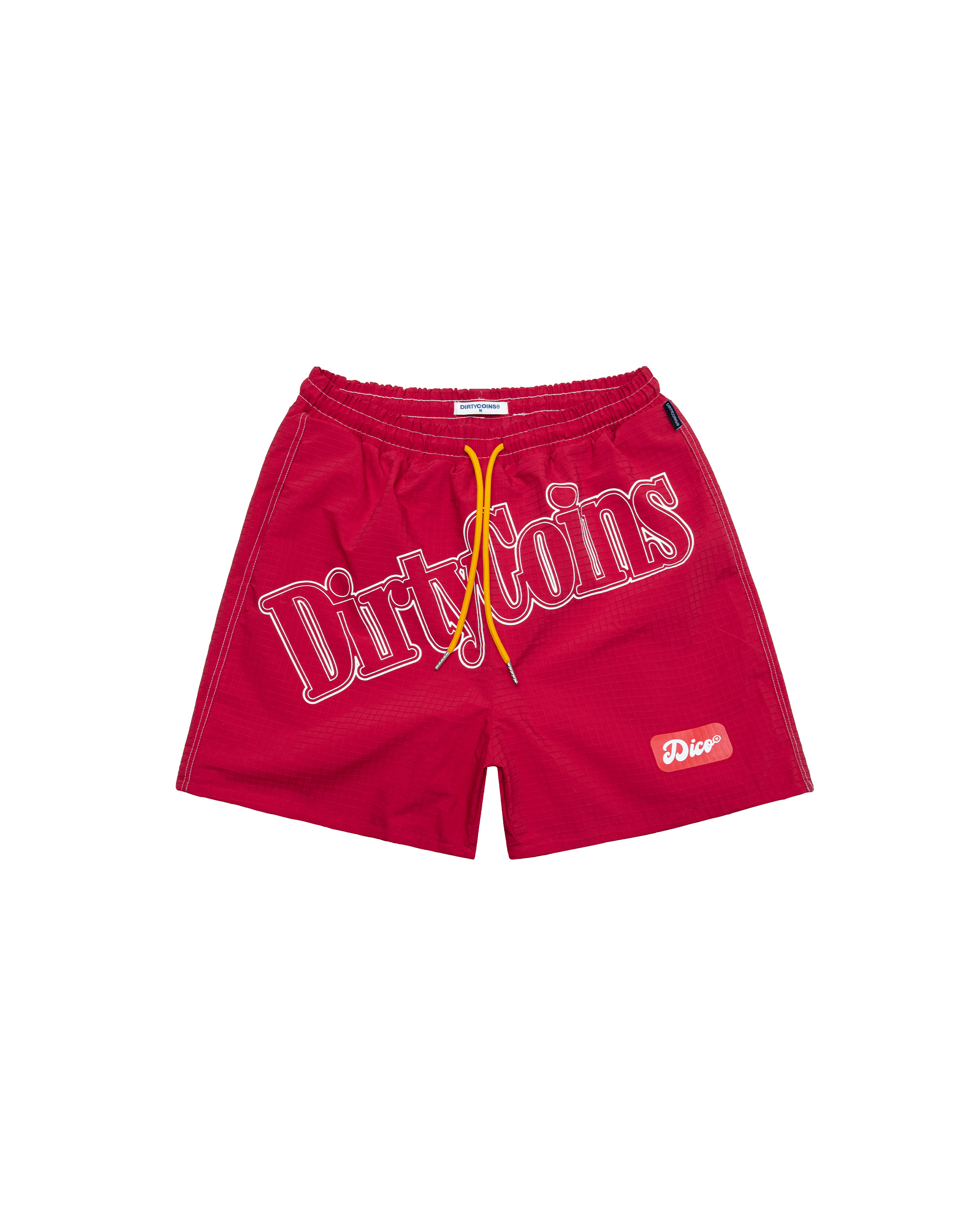 DirtyCoins Curve Ripstop Shorts Red