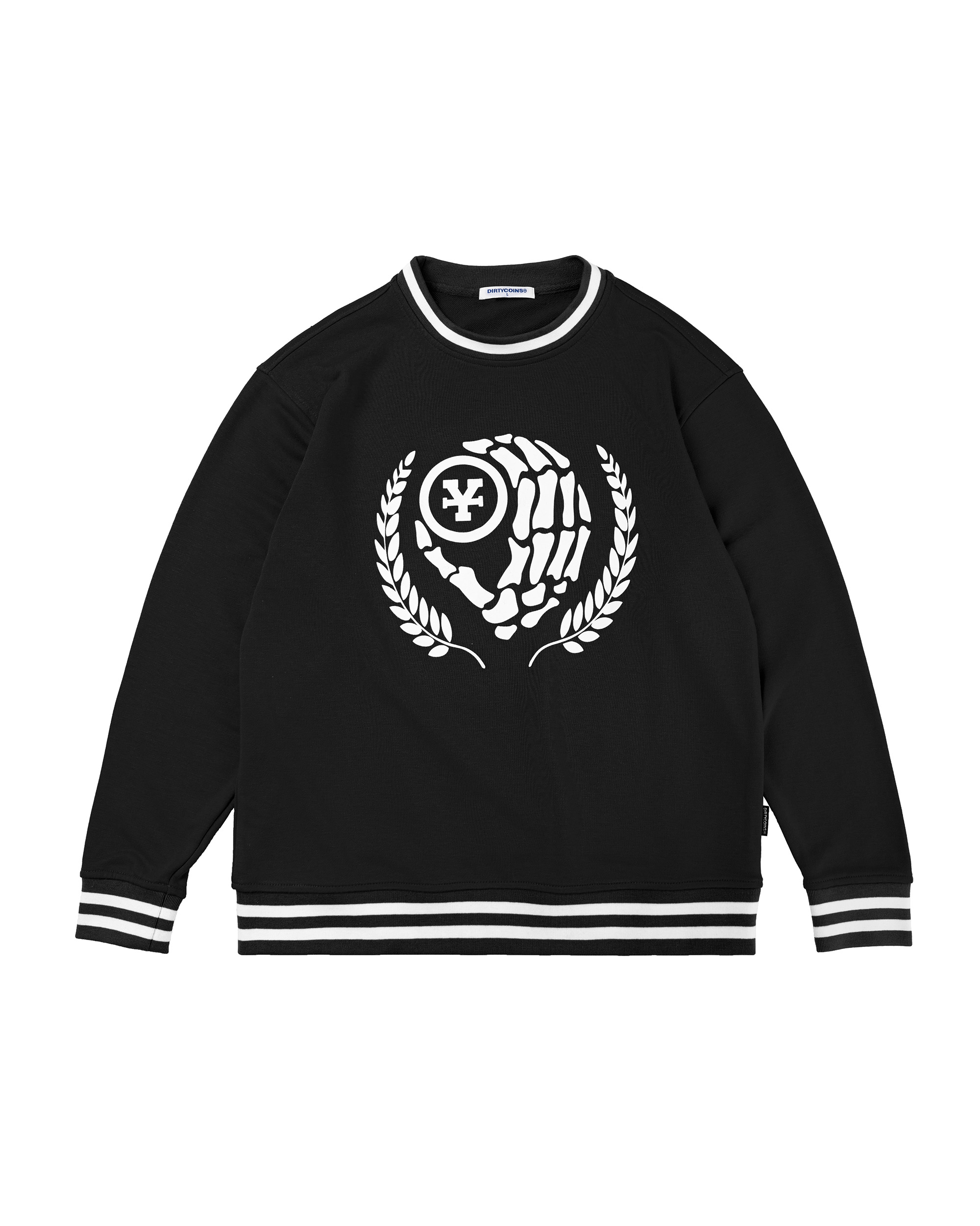 Wreath Leaf Sweatshirt - Black