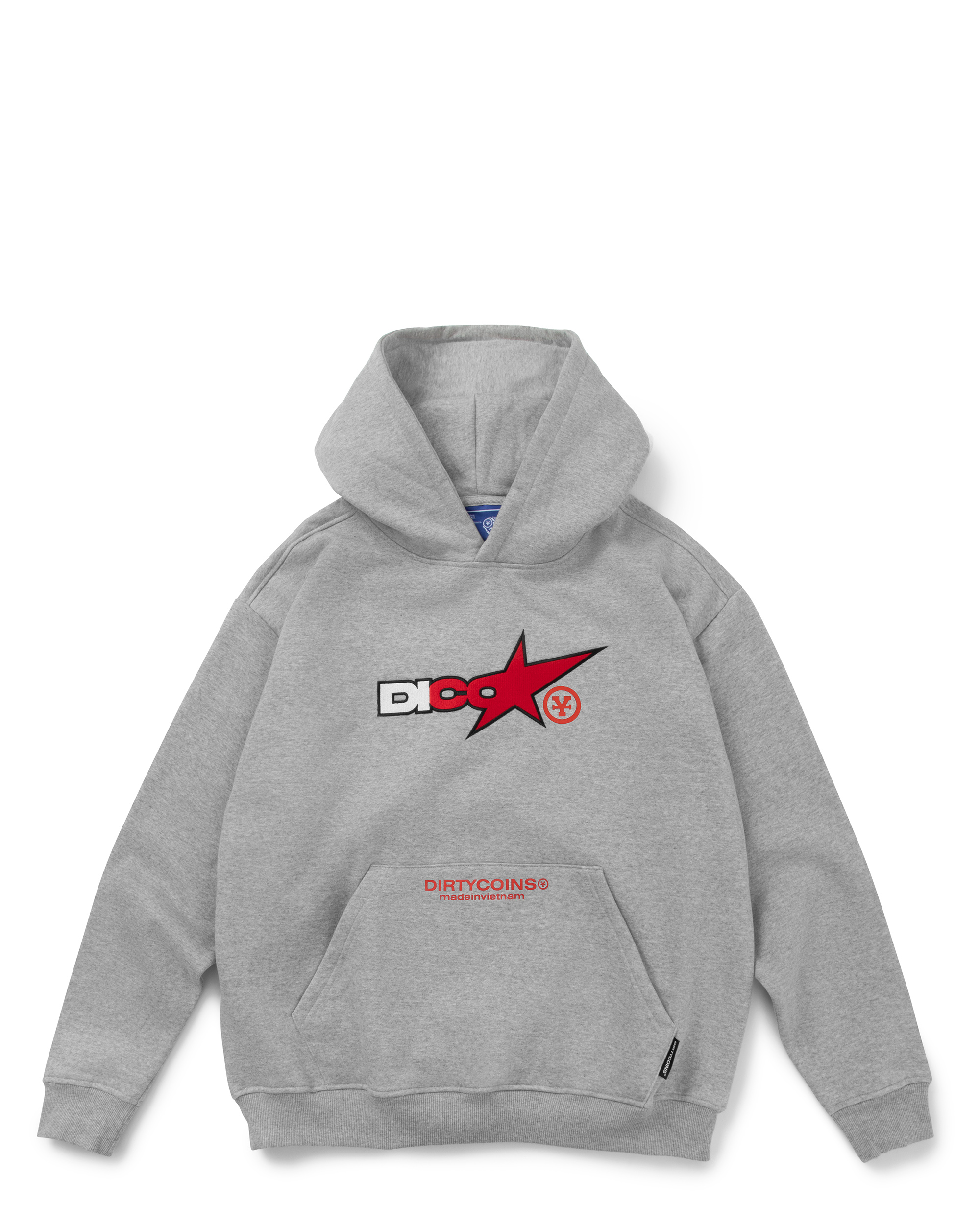 Logo Relaxed Hoodie - Grey