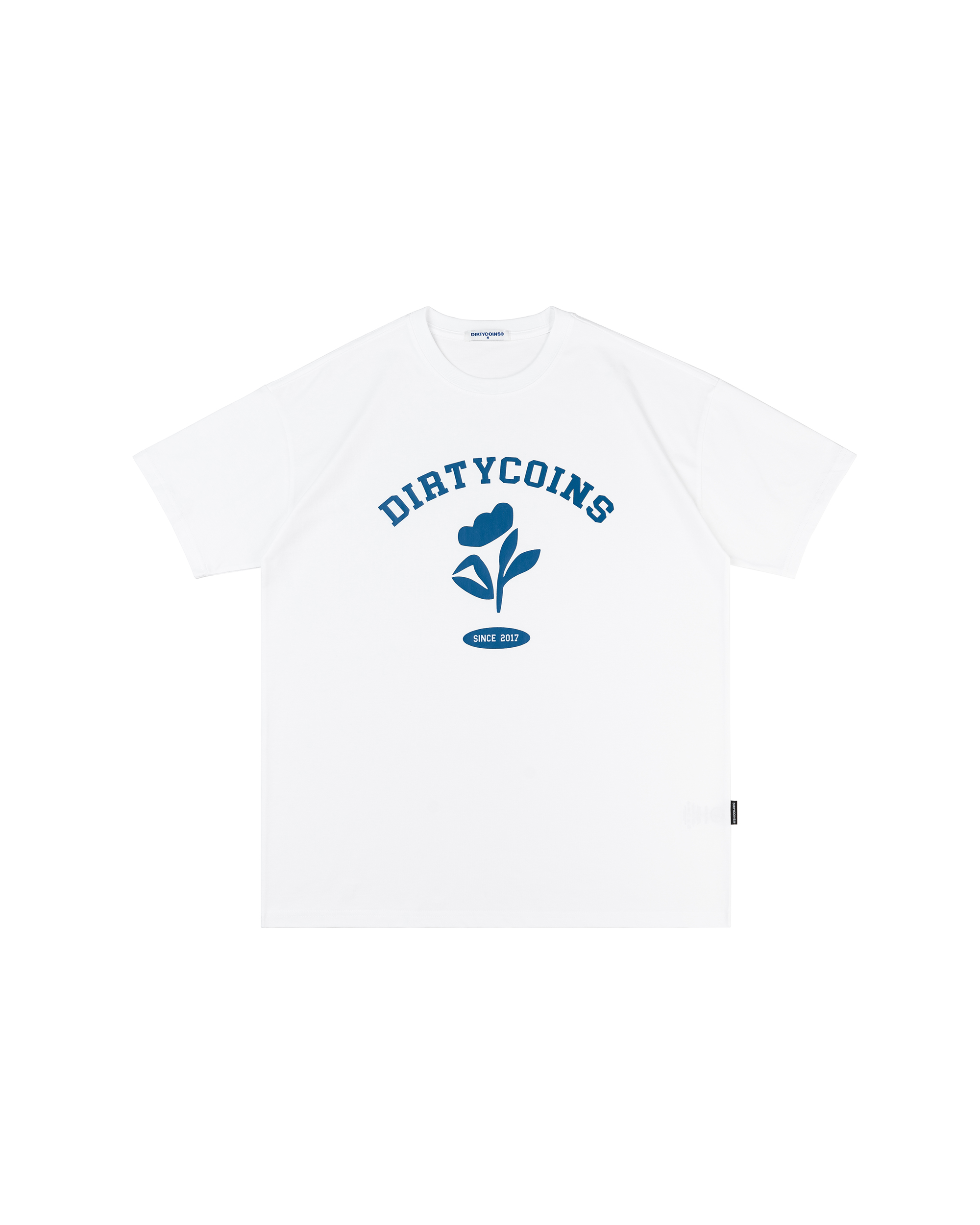 DirtyCoins Floral Silhouette White