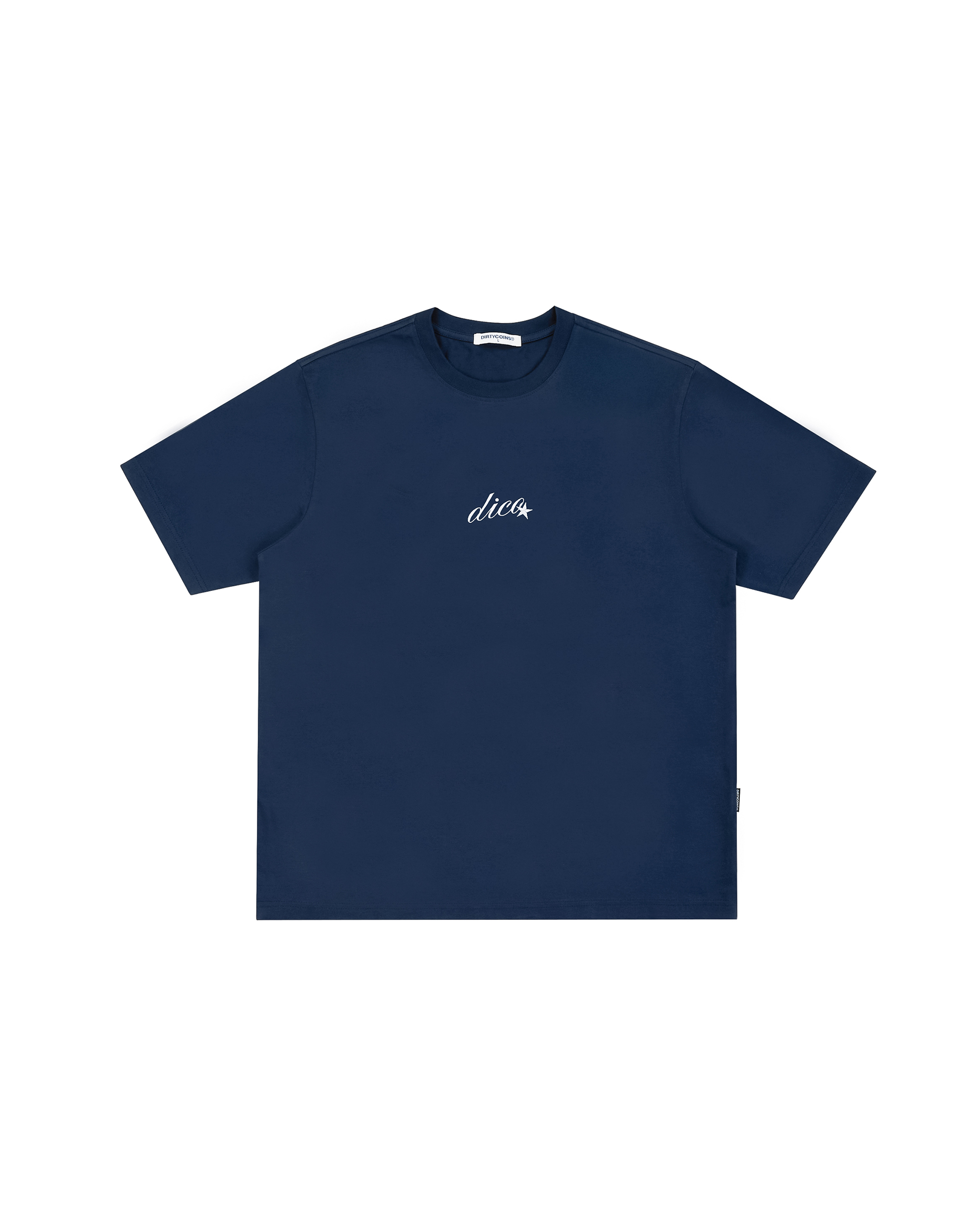 Dico Star Print T-Shirt Navy