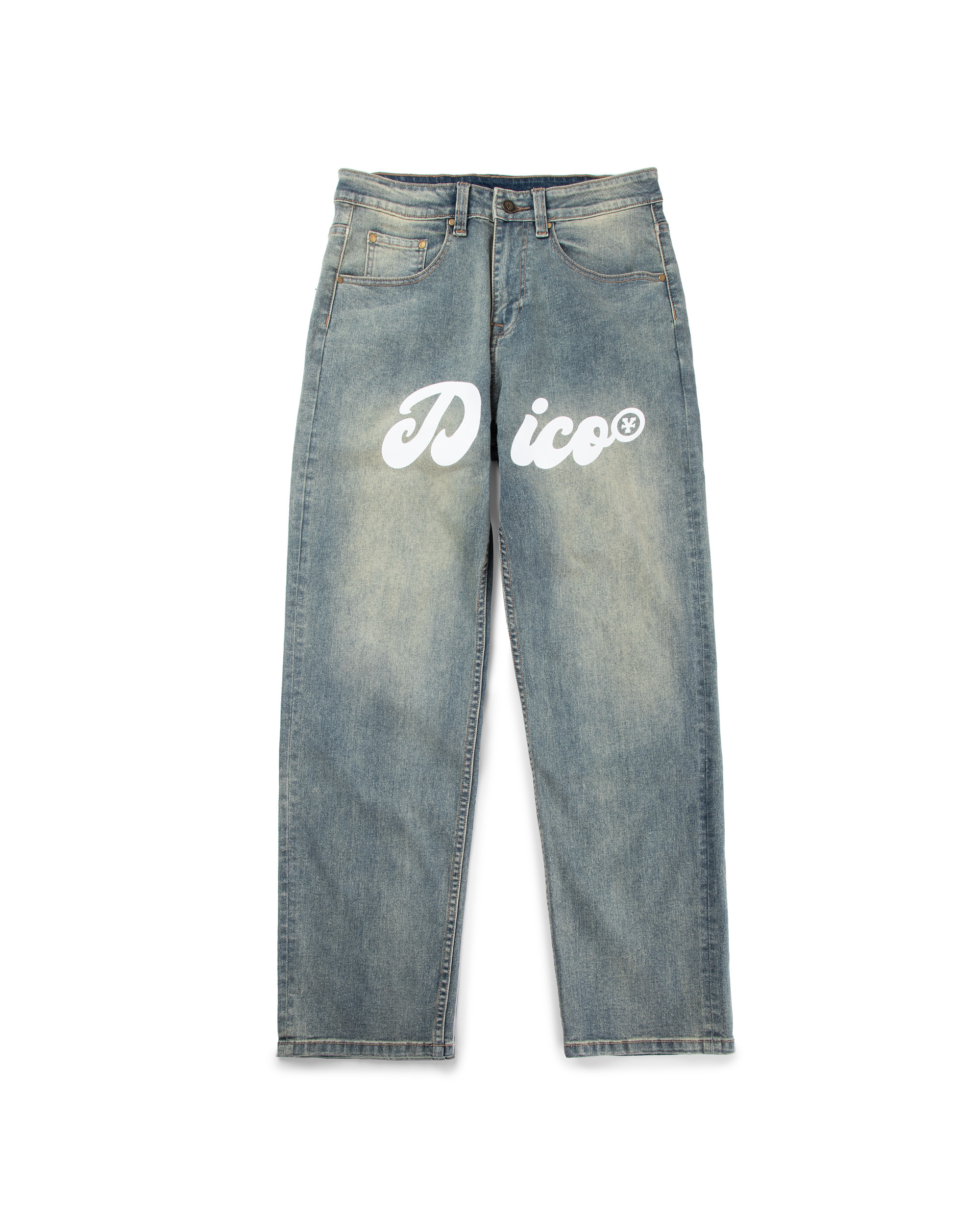 DirtyCoins Comfy Essential Jeans - Moss Blue