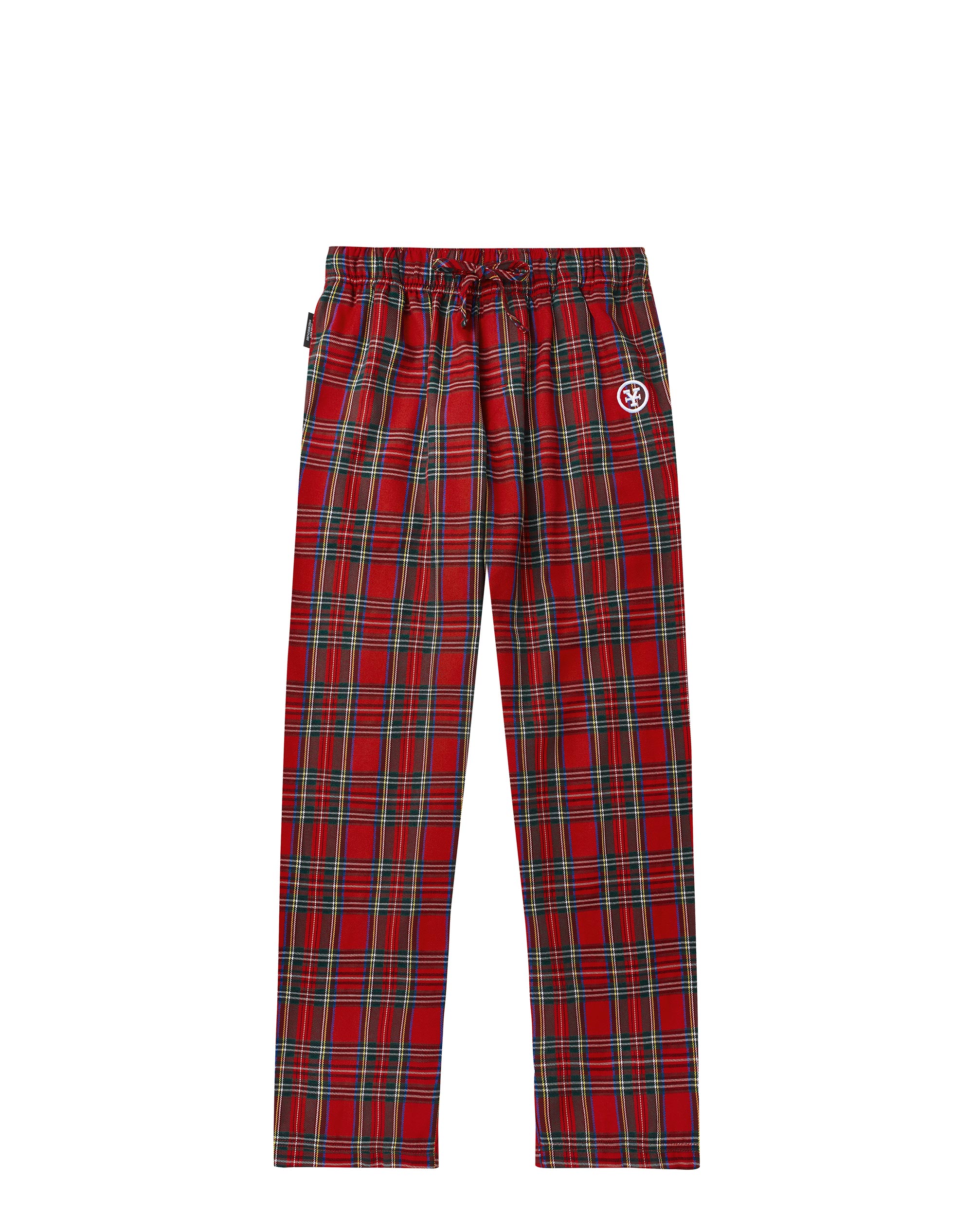 Logo Plaid Pants - Red