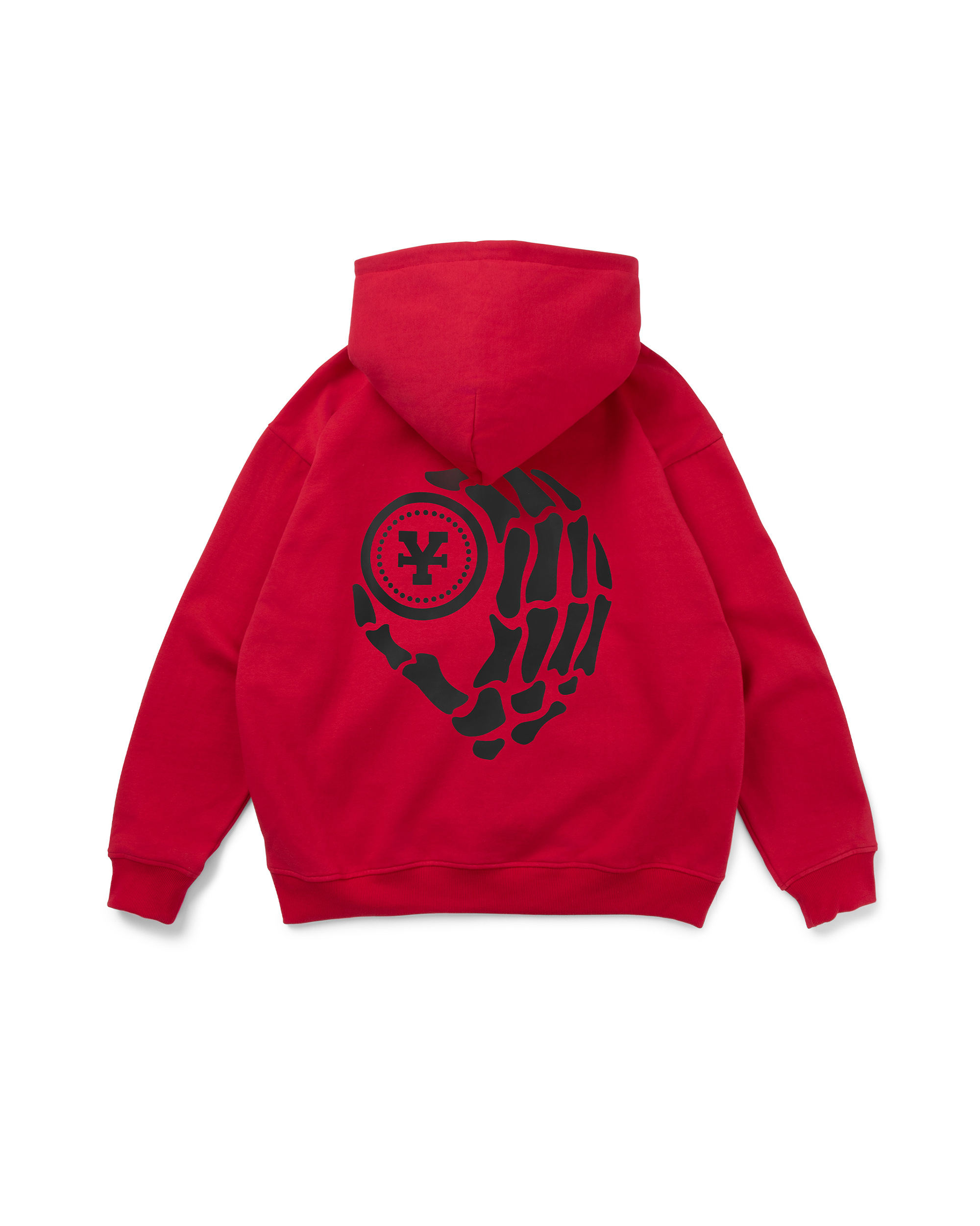 Logo Relaxed Hoodie - Red