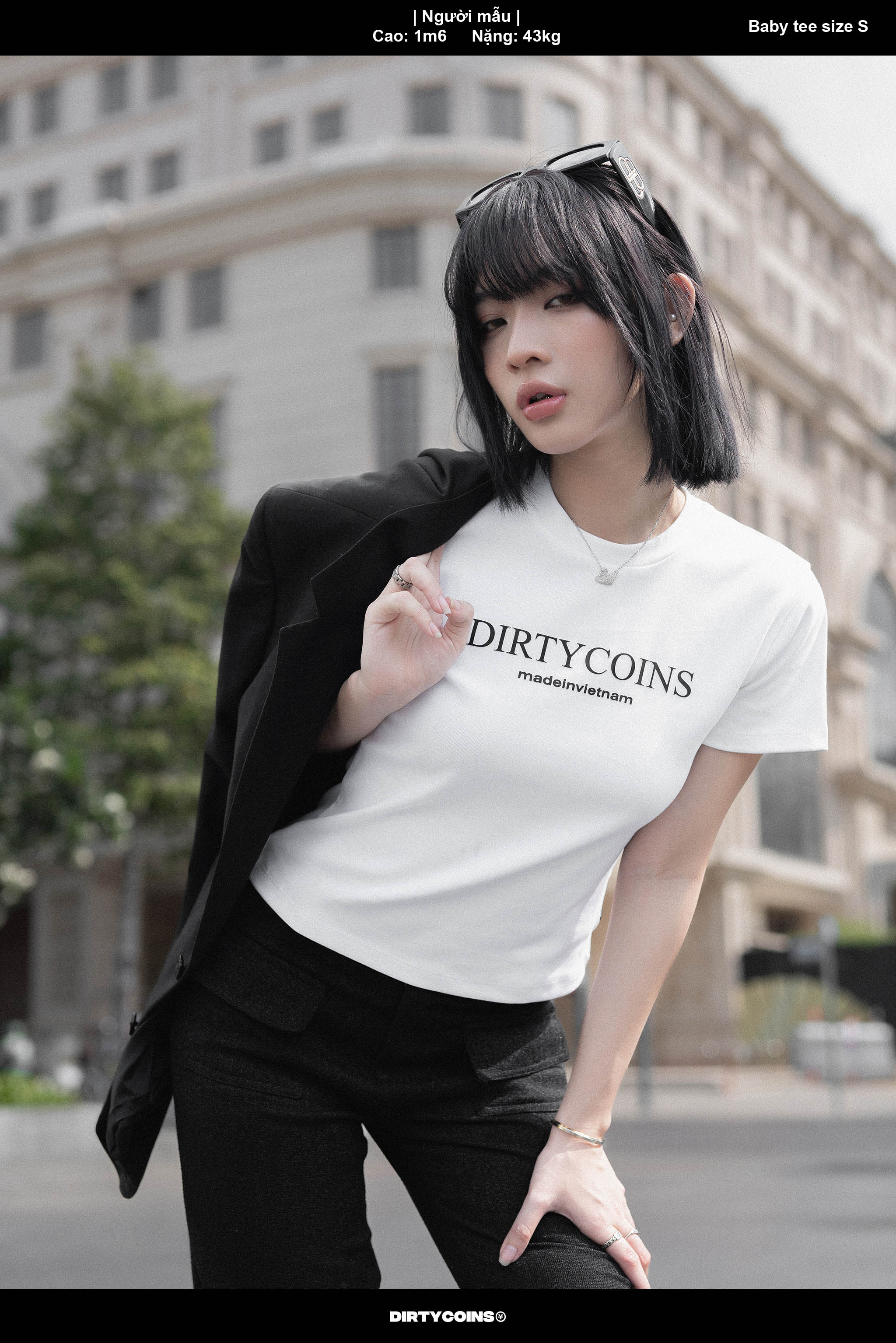 DirtyCoins Serif Baby T-shirt