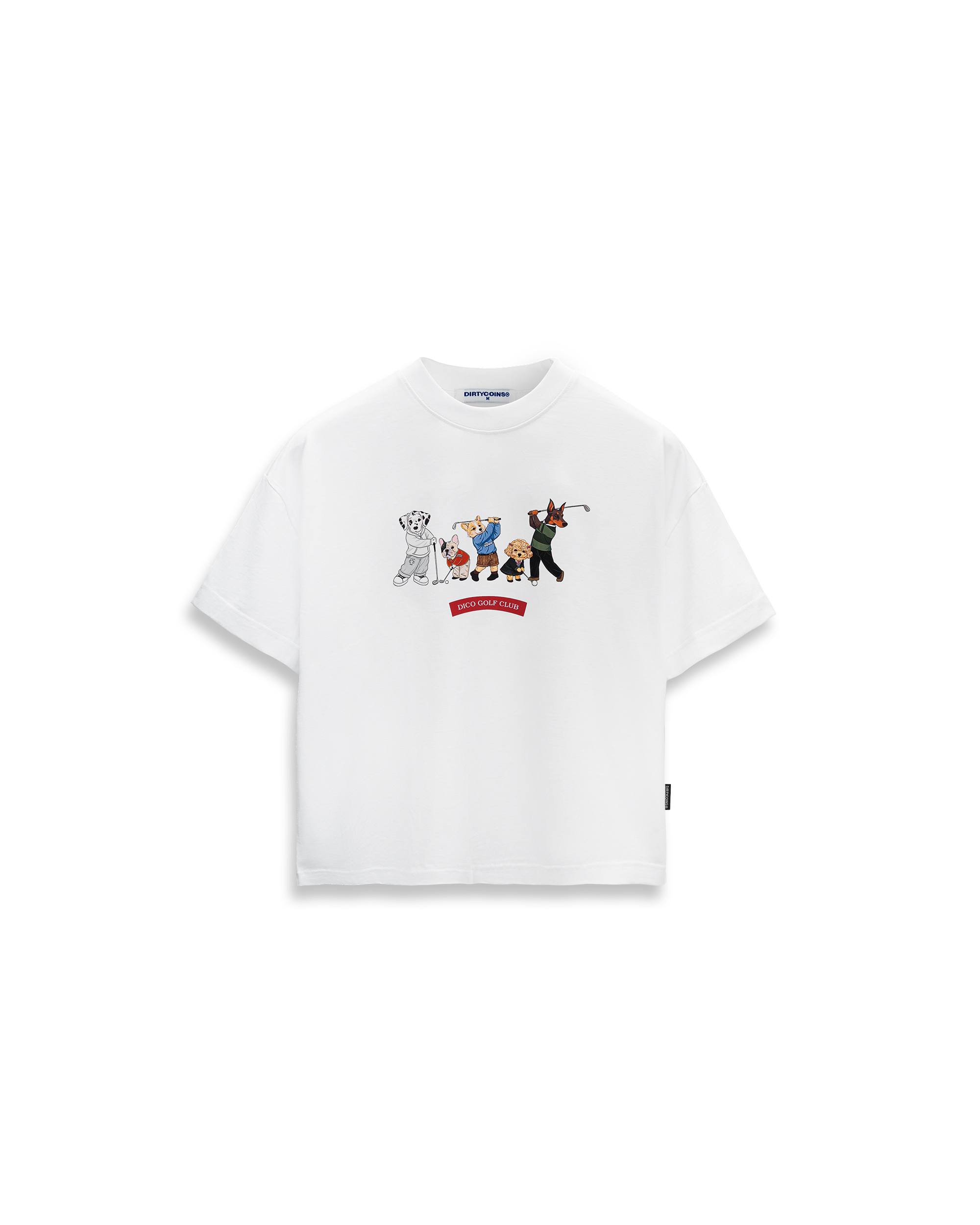 Dico Puppies Golf Club T-shirt White