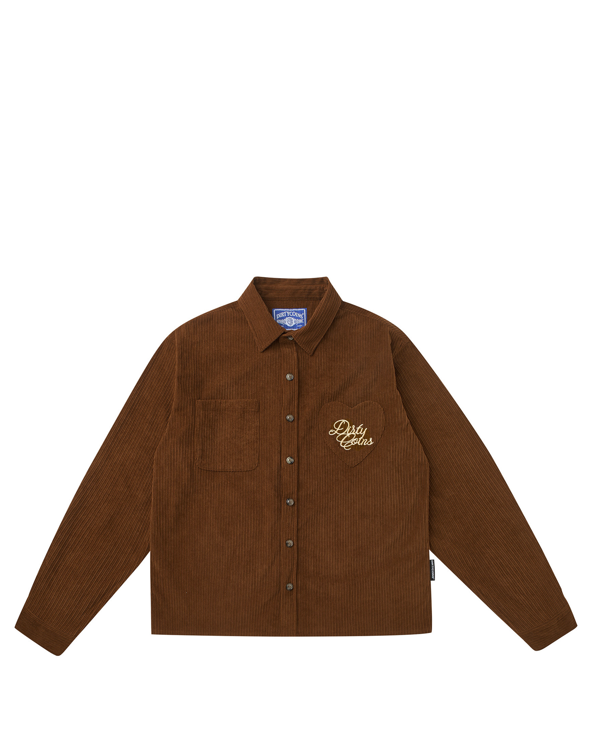 Love Corduroy Shirt Jacket - Brown