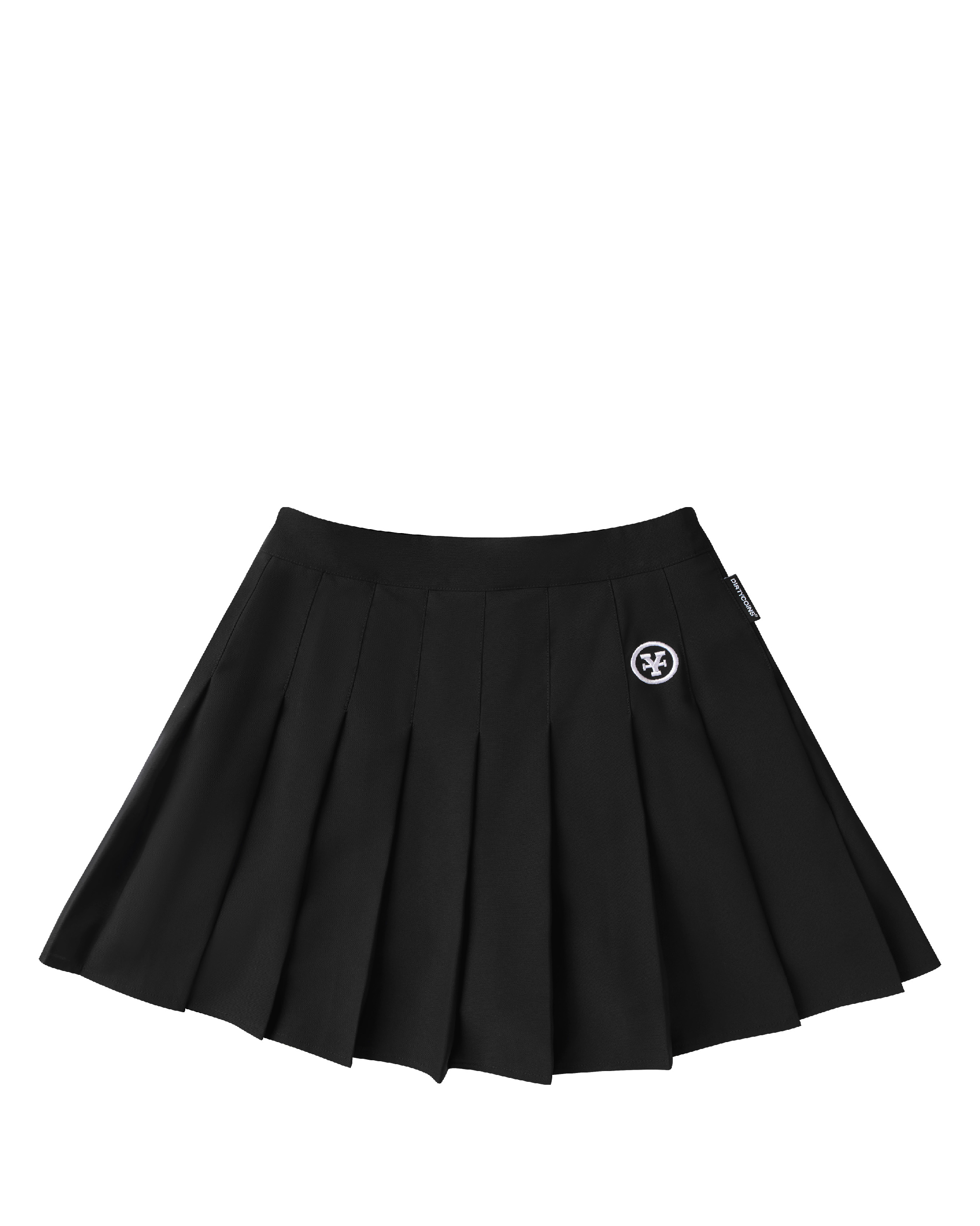 Logo Tennis Skirt – Black