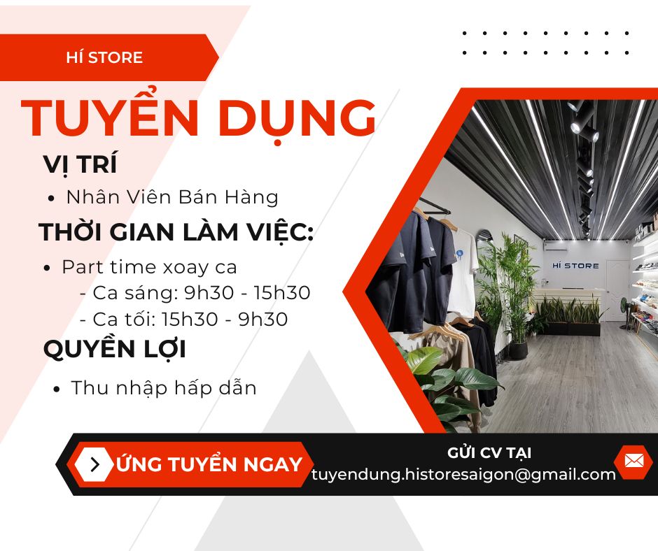 TUYỂN DỤNG NHÂN VIÊN BÁN HÀNG