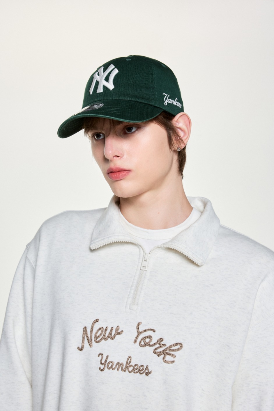 1889 - Nón MLB NY Signature Unstructured New York Yankee Green 3ACPB245N-50GNS [HÀNG CHÍNH HÃNG]
