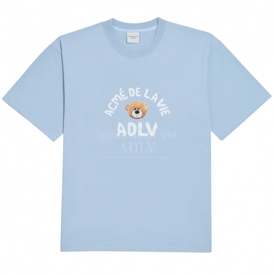 1855 - Áo ADLV Teddy Bear Doll Xanh Trời ADLV-21SS-SSADSB-TBD [HÀNG CHÍNH HÃNG]