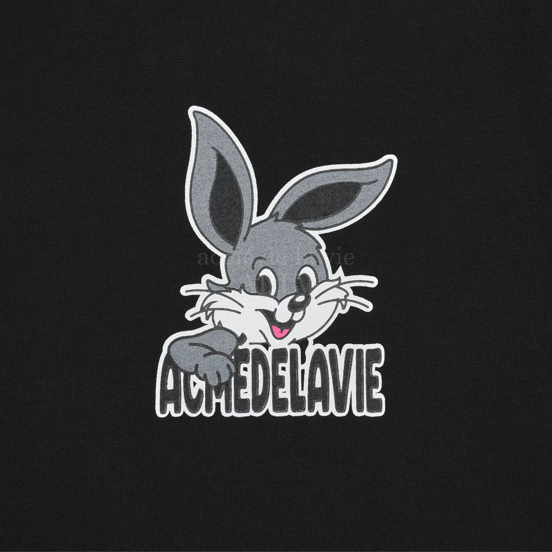 1858 - Áo ADLV Cartoon Rabbit Đen ADLV-SSACTB-BLK [HÀNG CHÍNH HÃNG]