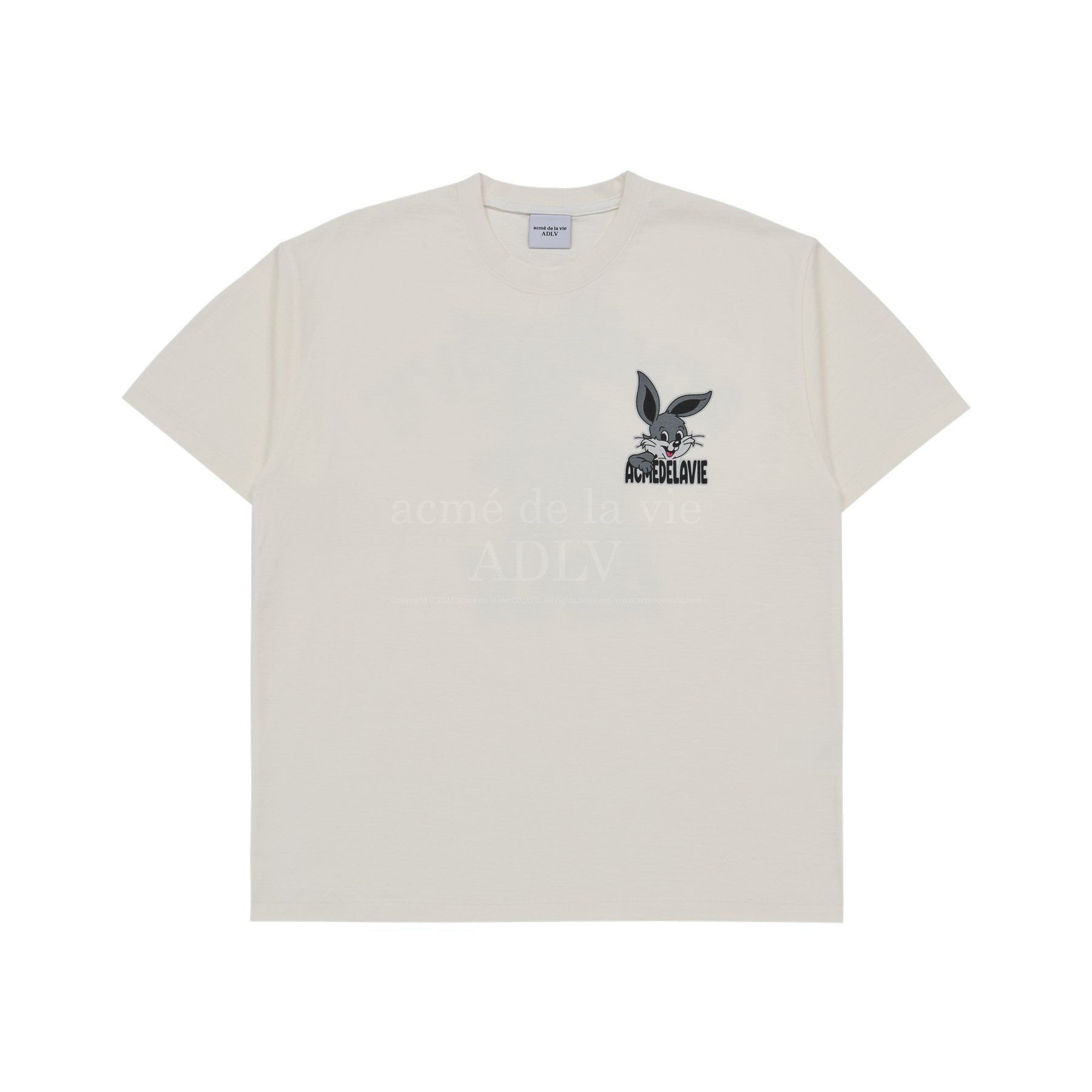 1860 - Áo ADLV Cartoon Rabbit Trắng ADLV23SS-SSACTB-CRM [HÀNG CHÍNH HÃNG]