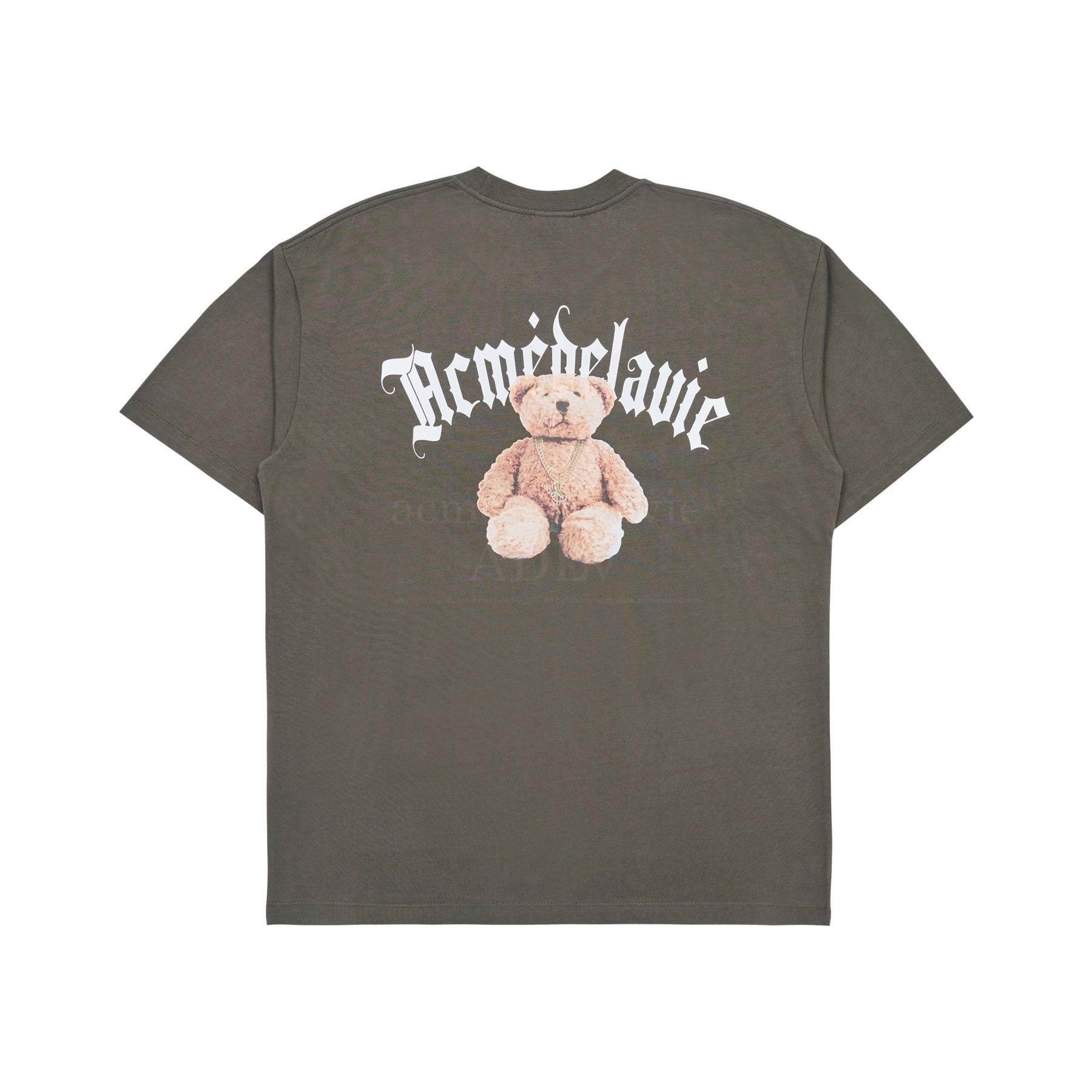 1037 -  Áo ADLV Gold Chain Teddy Bear - Cacao - Code ADLV 23SS SSAGCB CCO [HÀNG CHÍNH HÃNG]