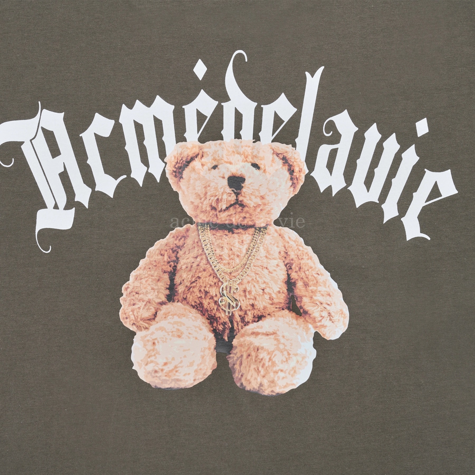 1037 -  Áo ADLV Gold Chain Teddy Bear - Cacao - Code ADLV 23SS SSAGCB CCO [HÀNG CHÍNH HÃNG]