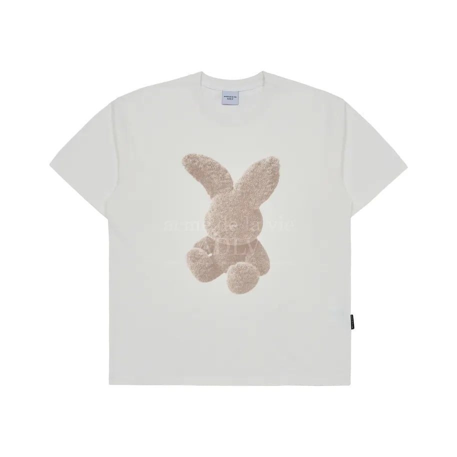 1865 - Áo ADLV Fuzzy Rabbit Trắng ADLV-23SS-SSBKZR-CRM Acmé de la vie [HÀNG CHÍNH HÃNG]